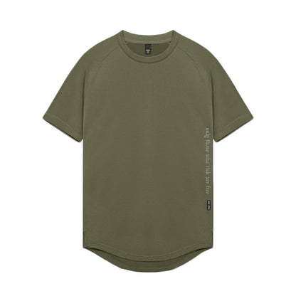 Men's Summer Loose Fit Printed Quick-Dry Sports T-Shirt