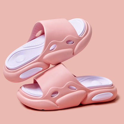 Two-color Thick-soled Slippers for Couples, Indoor/Outdoor
