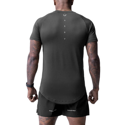 Men's Summer Loose Fit Printed Quick-Dry Sports T-Shirt