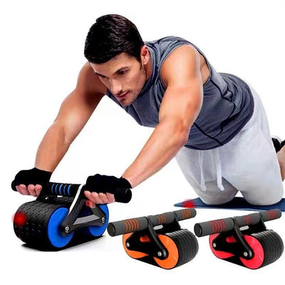 Double Wheel Ab Roller with Rebound