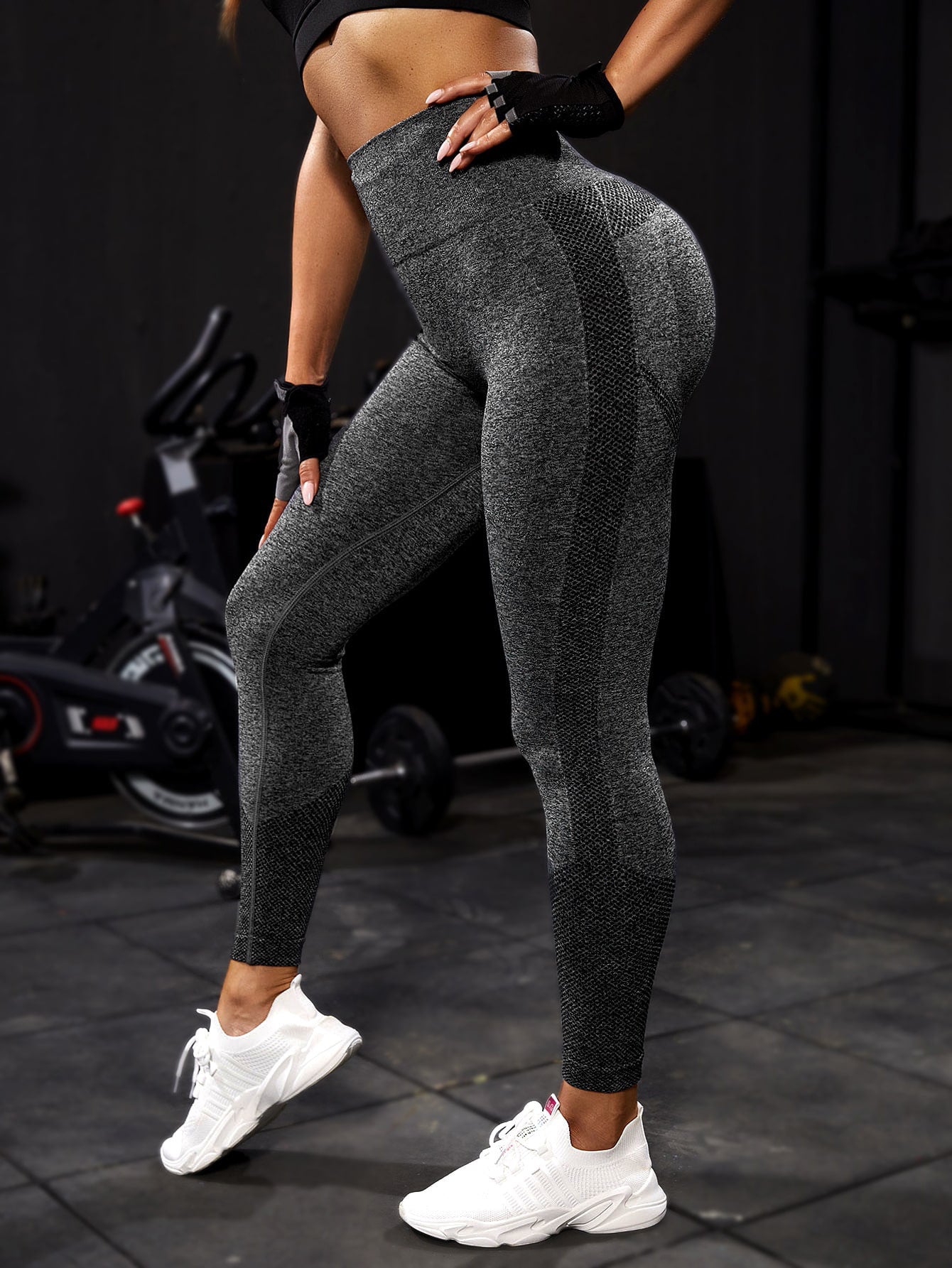 High Waist Nude Feel Hip Lifting Quick-Dry Yoga Pants