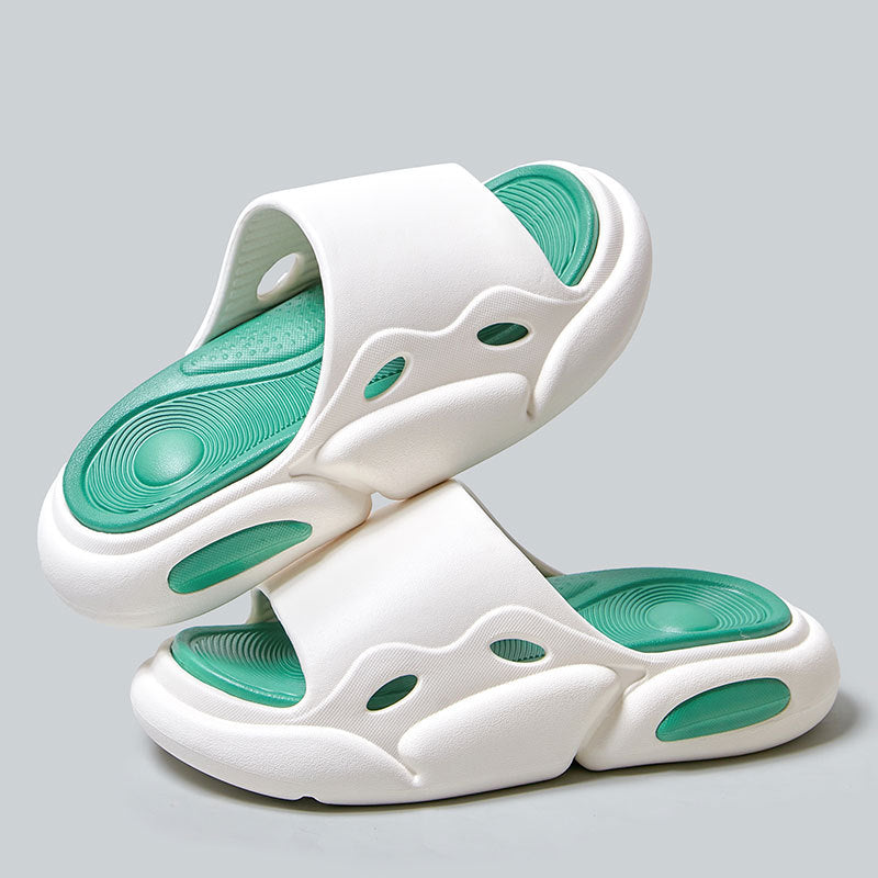 Two-color Thick-soled Slippers for Couples, Indoor/Outdoor