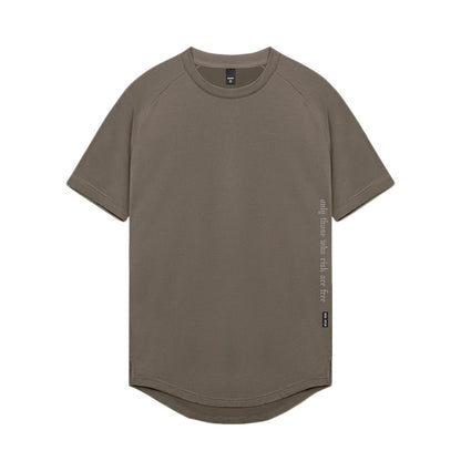 Men's Summer Loose Fit Printed Quick-Dry Sports T-Shirt