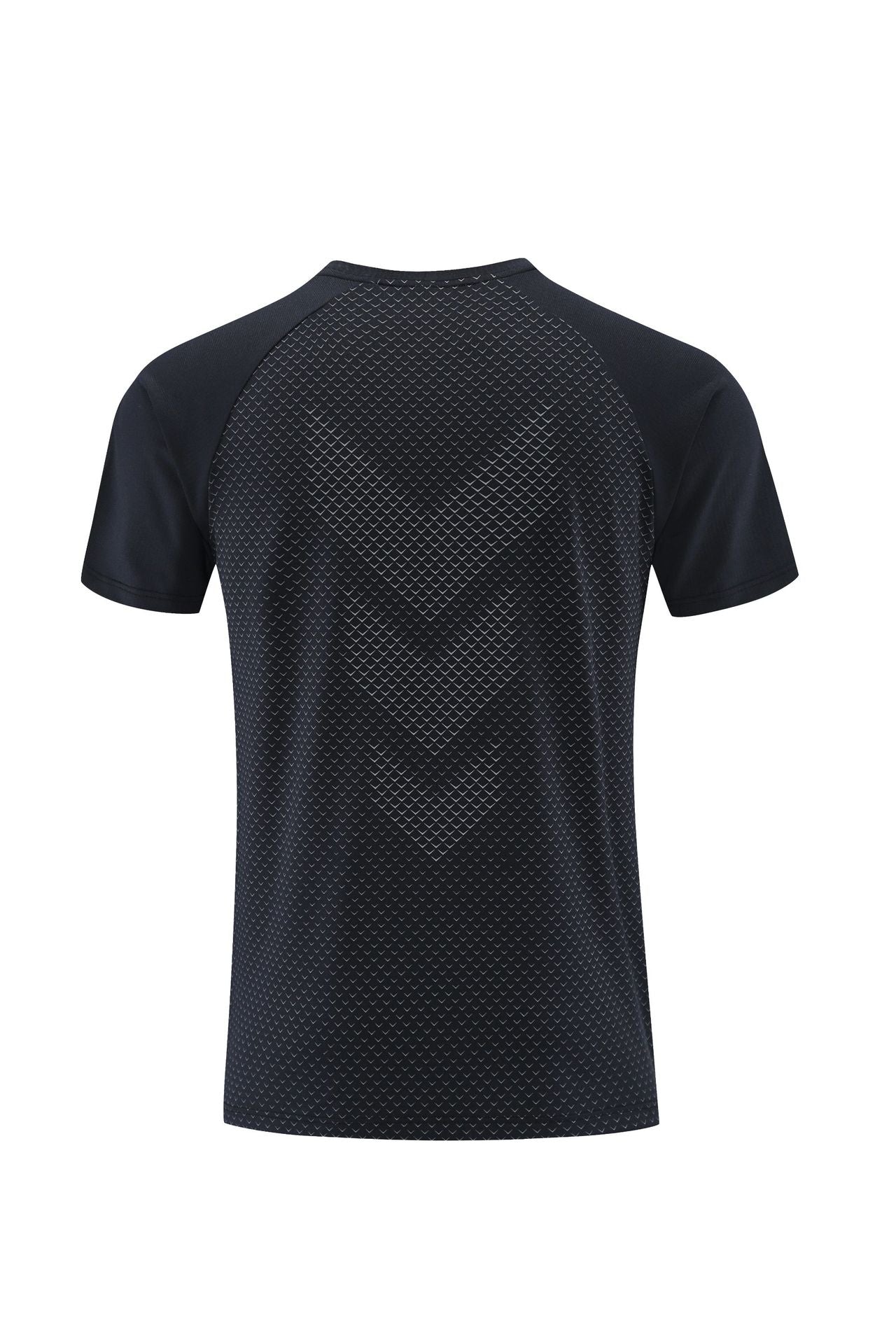 Men's Short Sleeve Reflective Sports T-Shirt - Quick Dry